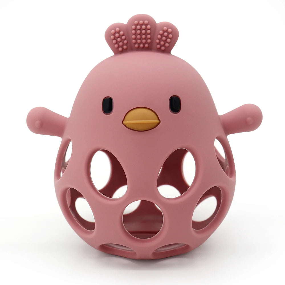 Silicone Chick Teether Toy