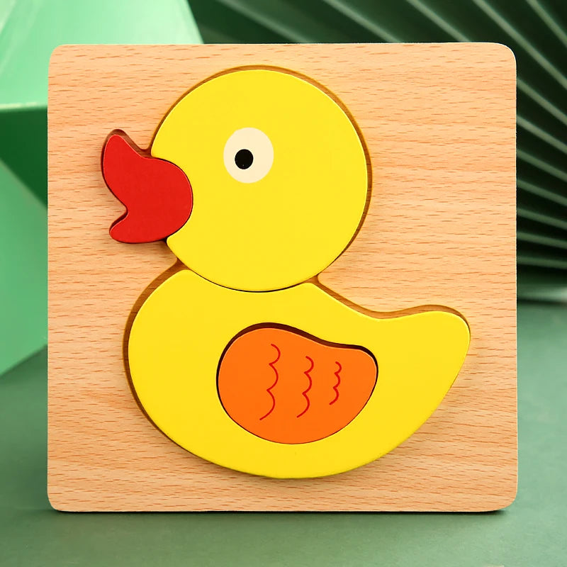 Animal Traffic Jigsaw Puzzle Educational Toy