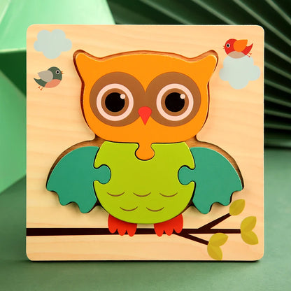 Animal Traffic Jigsaw Puzzle Educational Toy
