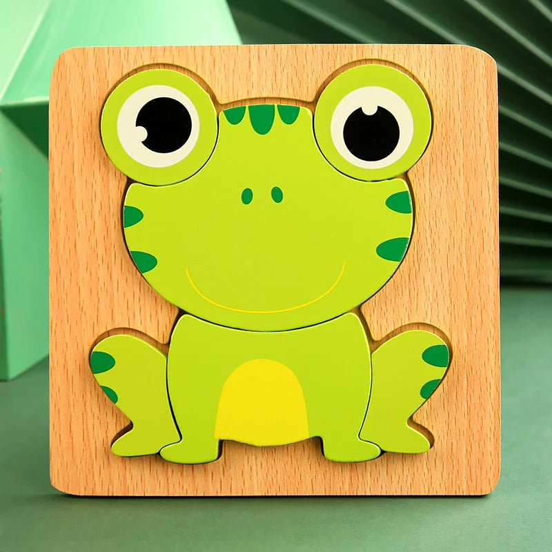 Animal Traffic Jigsaw Puzzle Educational Toy