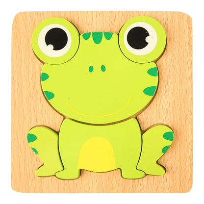 Animal Traffic Jigsaw Puzzle Educational Toy