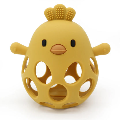 Silicone Chick Teether Toy