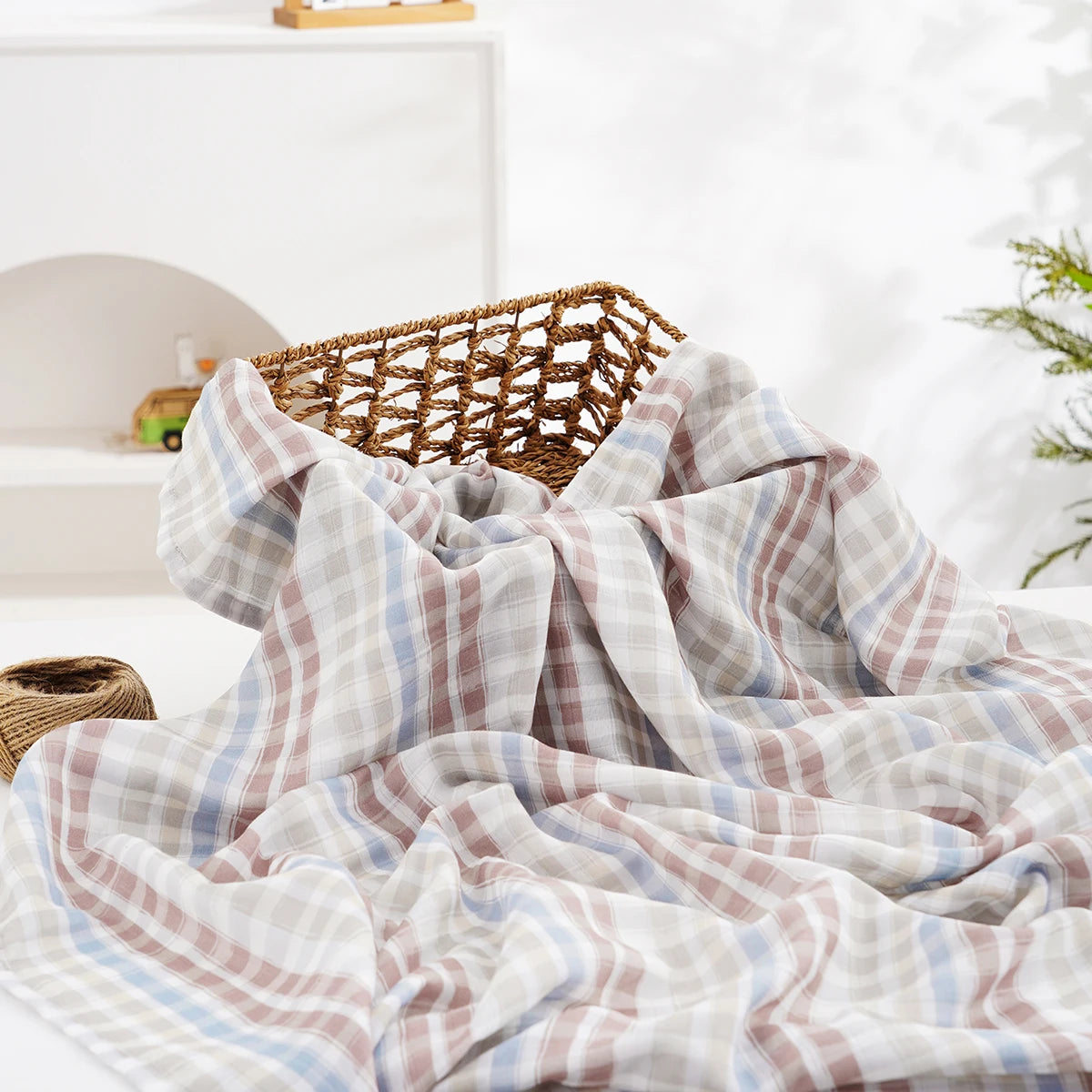 bath towel and swaddle blanket