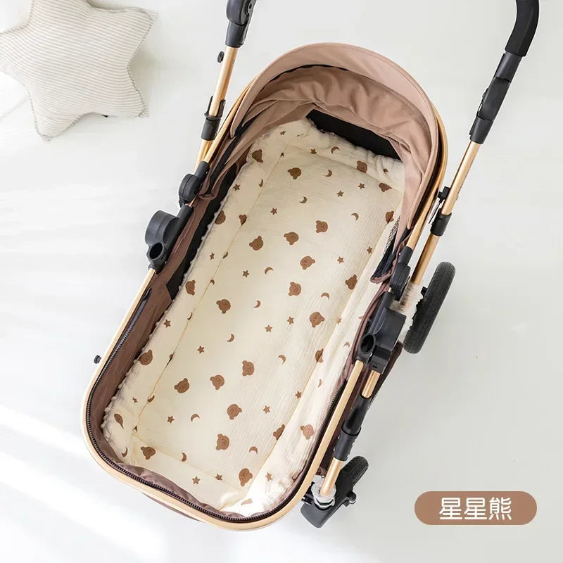Cartoon Bear Cotton stroller seat cushion