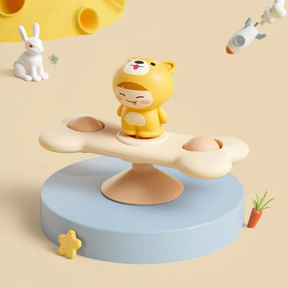 Montessori Suction Cup Spinner Bath Toy