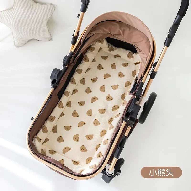 Cartoon Bear Cotton stroller seat cushion