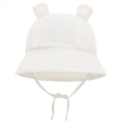 Muslin Cotton Bucket Sun Hat