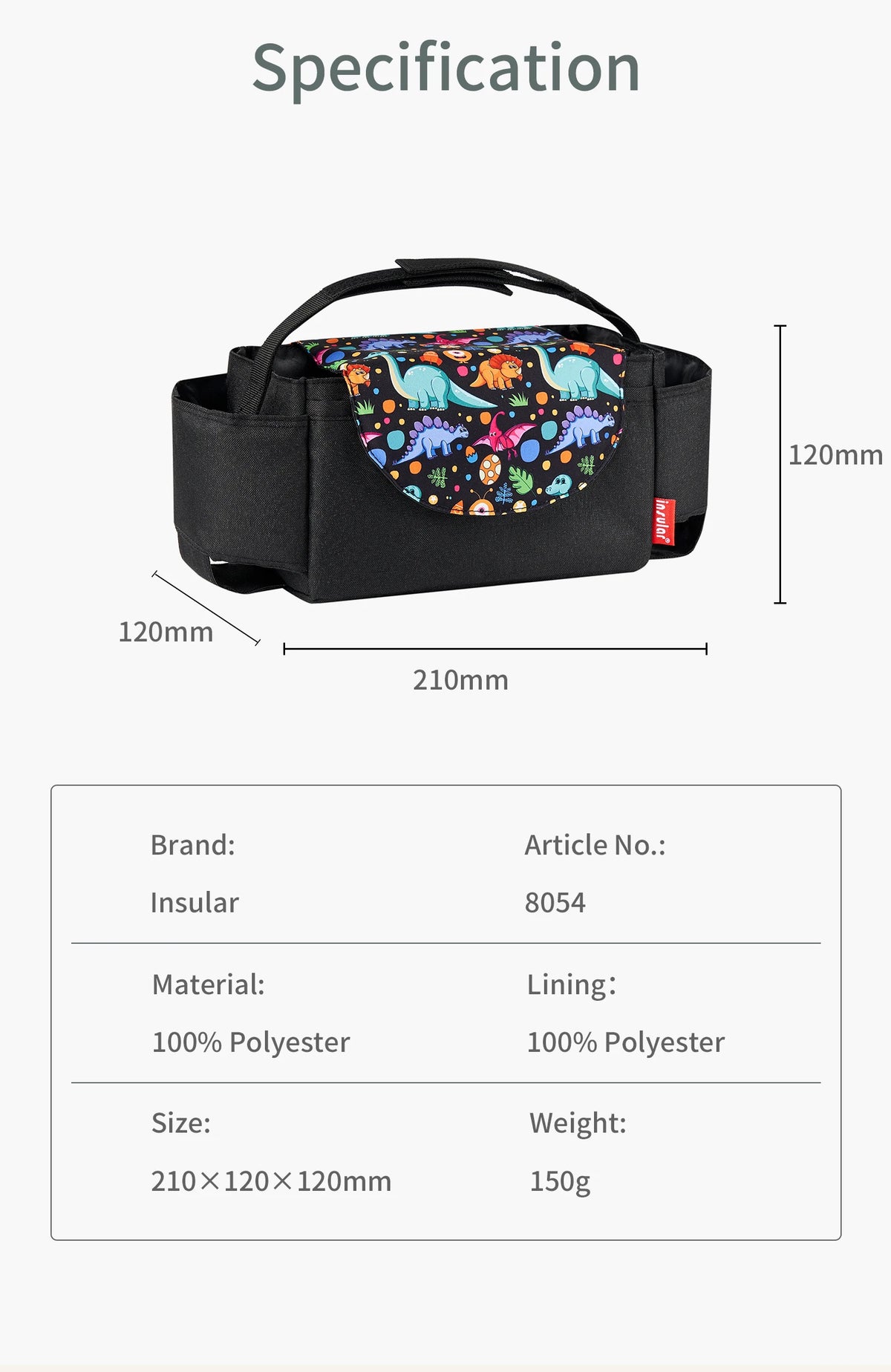 Insulated Diaper Bag