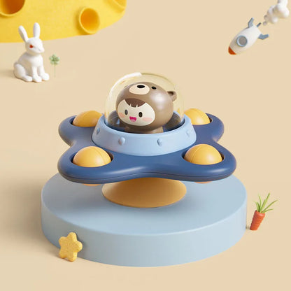 Montessori Suction Cup Spinner Bath Toy