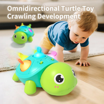 Turtle Crawling Sound Light Toy