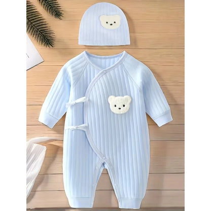 Cute Cotton Baby Bear Romper Jumpsuit