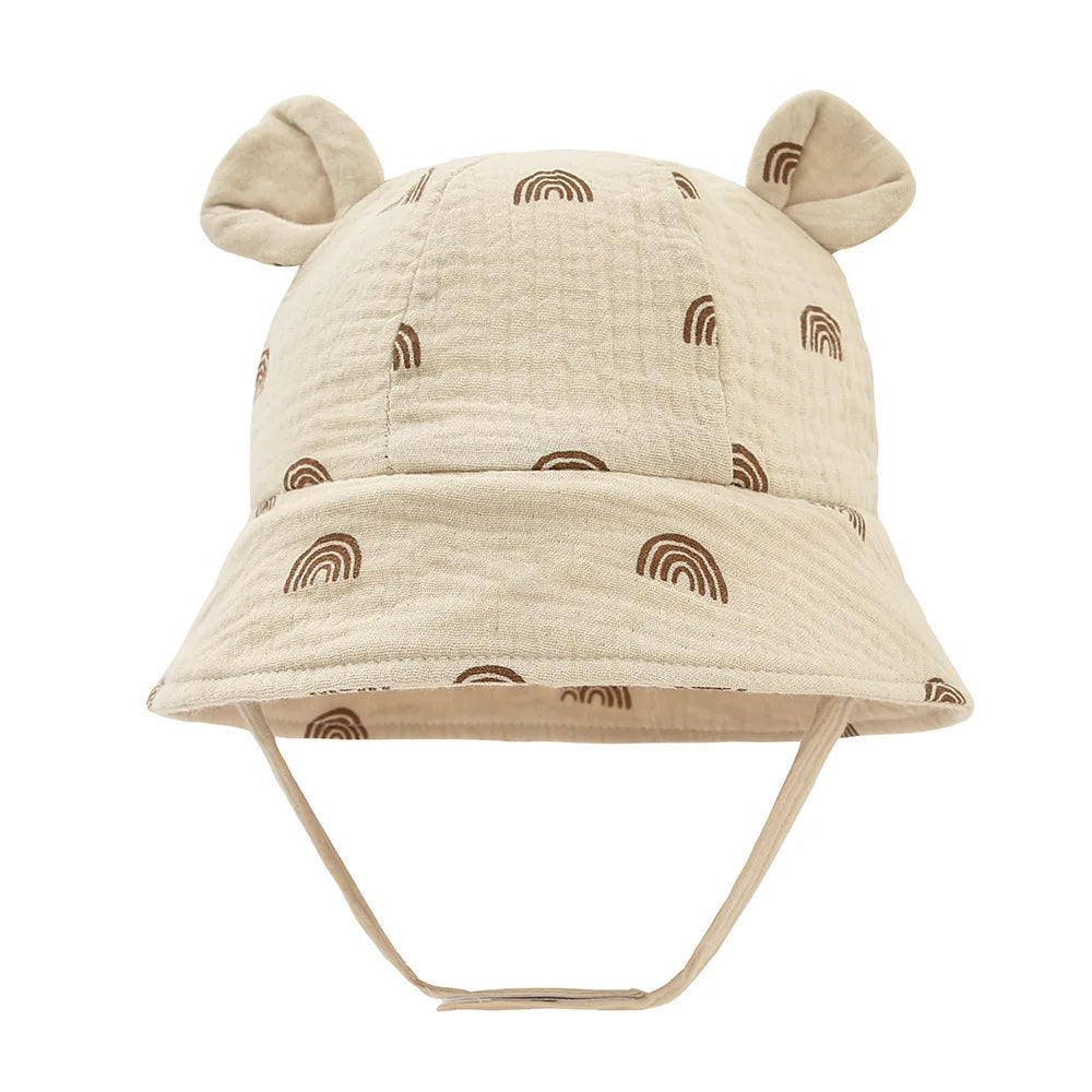 Muslin Cotton Bucket Sun Hat