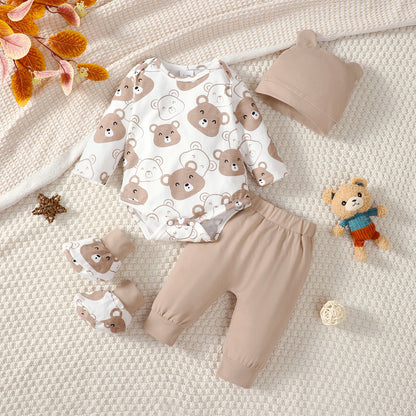 Pants Hat Socks Bodysuit Outfit Set