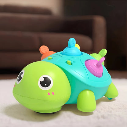 Turtle Crawling Sound Light Toy