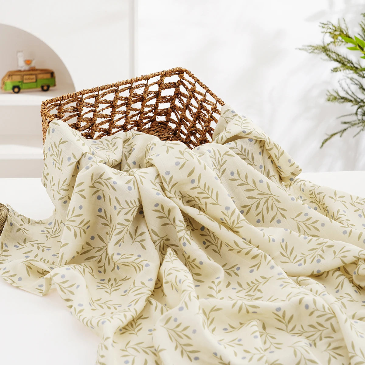 bath towel and swaddle blanket