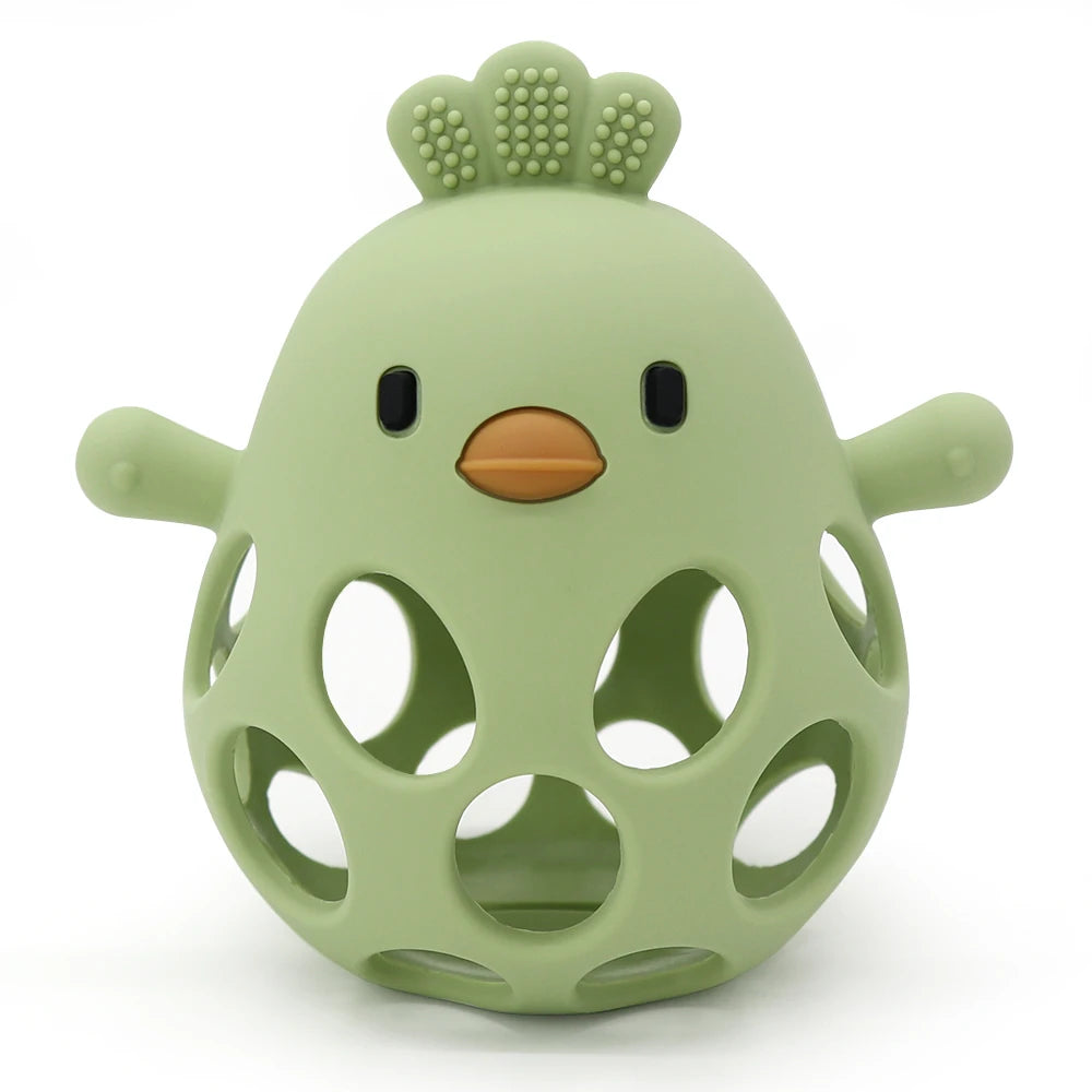 Silicone Chick Teether Toy