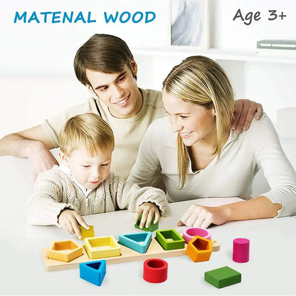 Wooden Category Stacking Toy