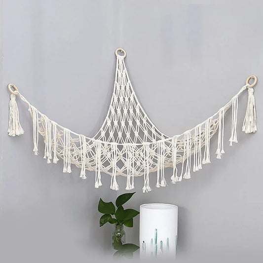 Triangle Hanging Mesh Storage Basket