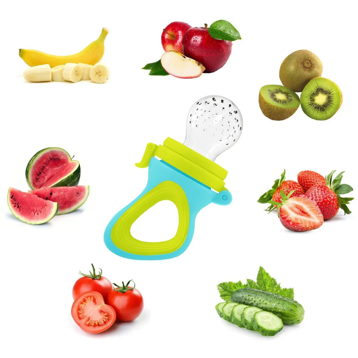 Silicone Squeeze Feeding Bottle Spoon