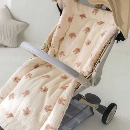 Cartoon Bear Cotton stroller seat cushion