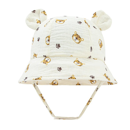 Muslin Cotton Bucket Sun Hat