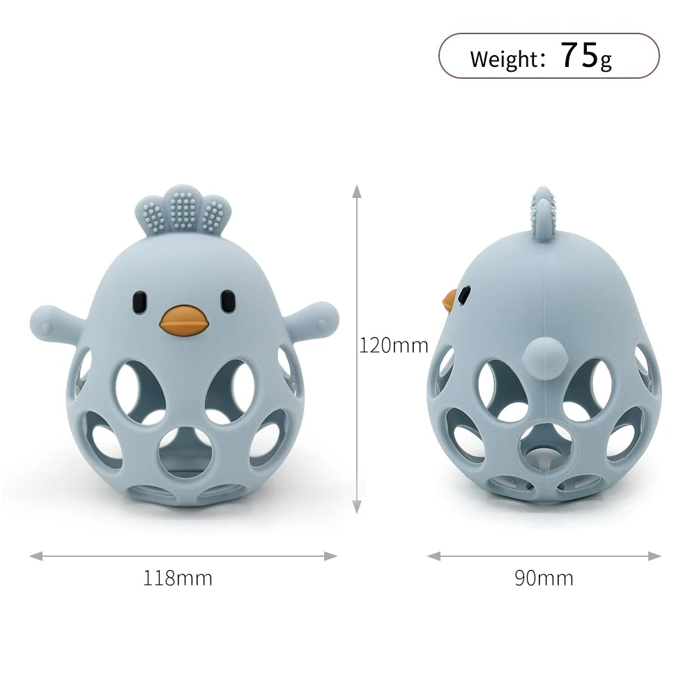 Silicone Chick Teether Toy