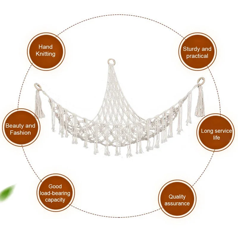 Triangle Hanging Mesh Storage Basket