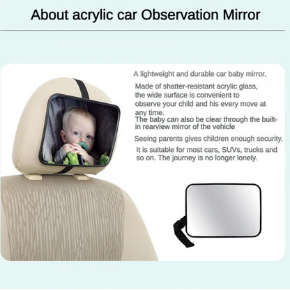 Adjustable Baby Car Rear Seat Mirror