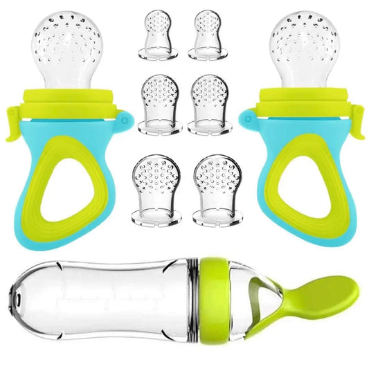 Silicone Squeeze Feeding Bottle Spoon