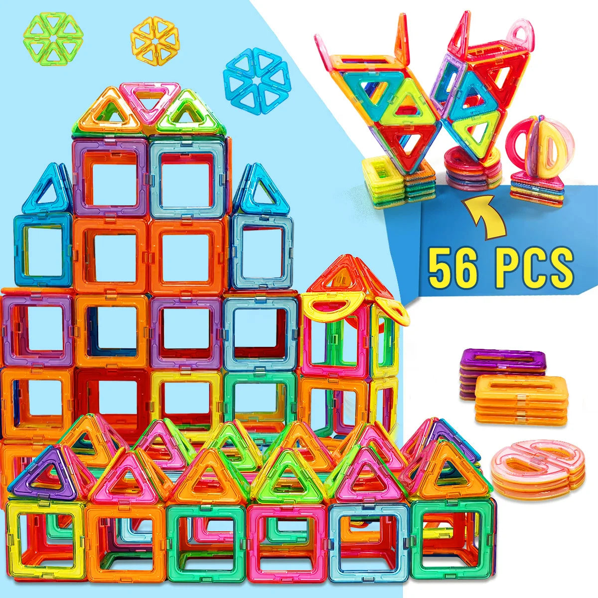 Magnetic Building Blocks Toy Set