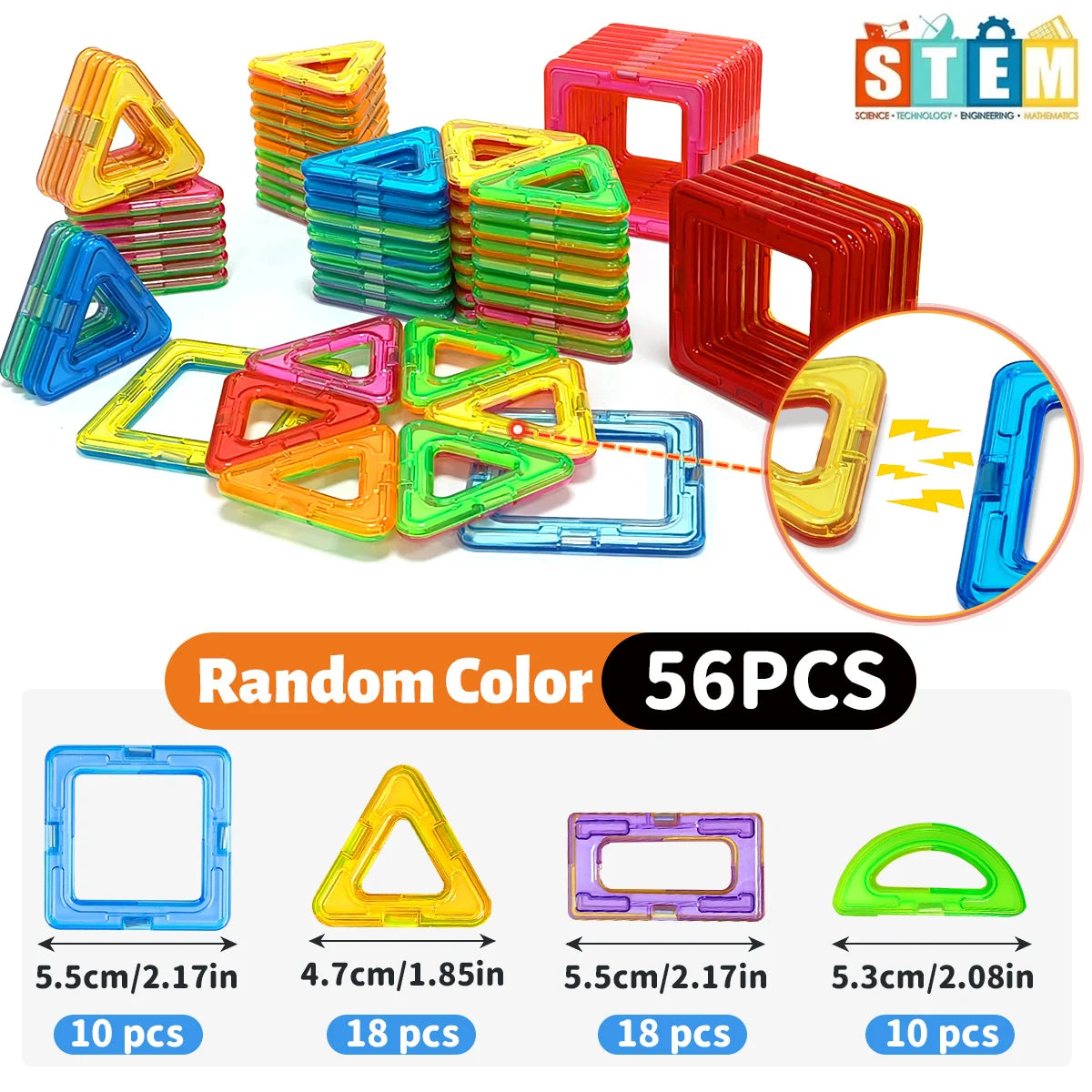 Magnetic Building Blocks Toy Set