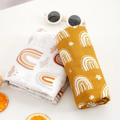 bath towel and swaddle blanket