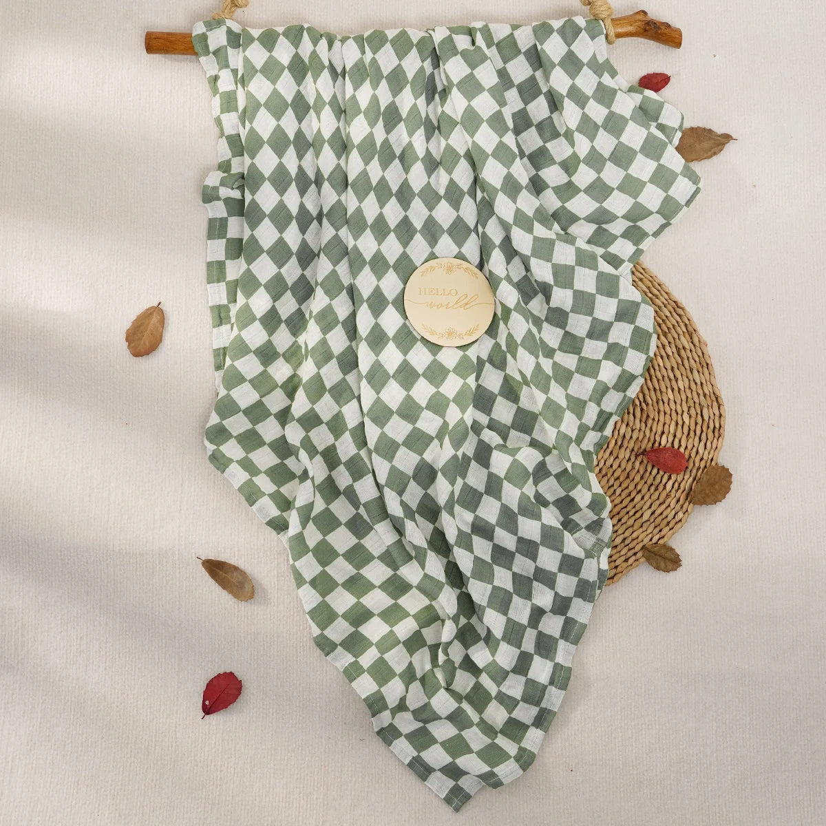 bath towel and swaddle blanket