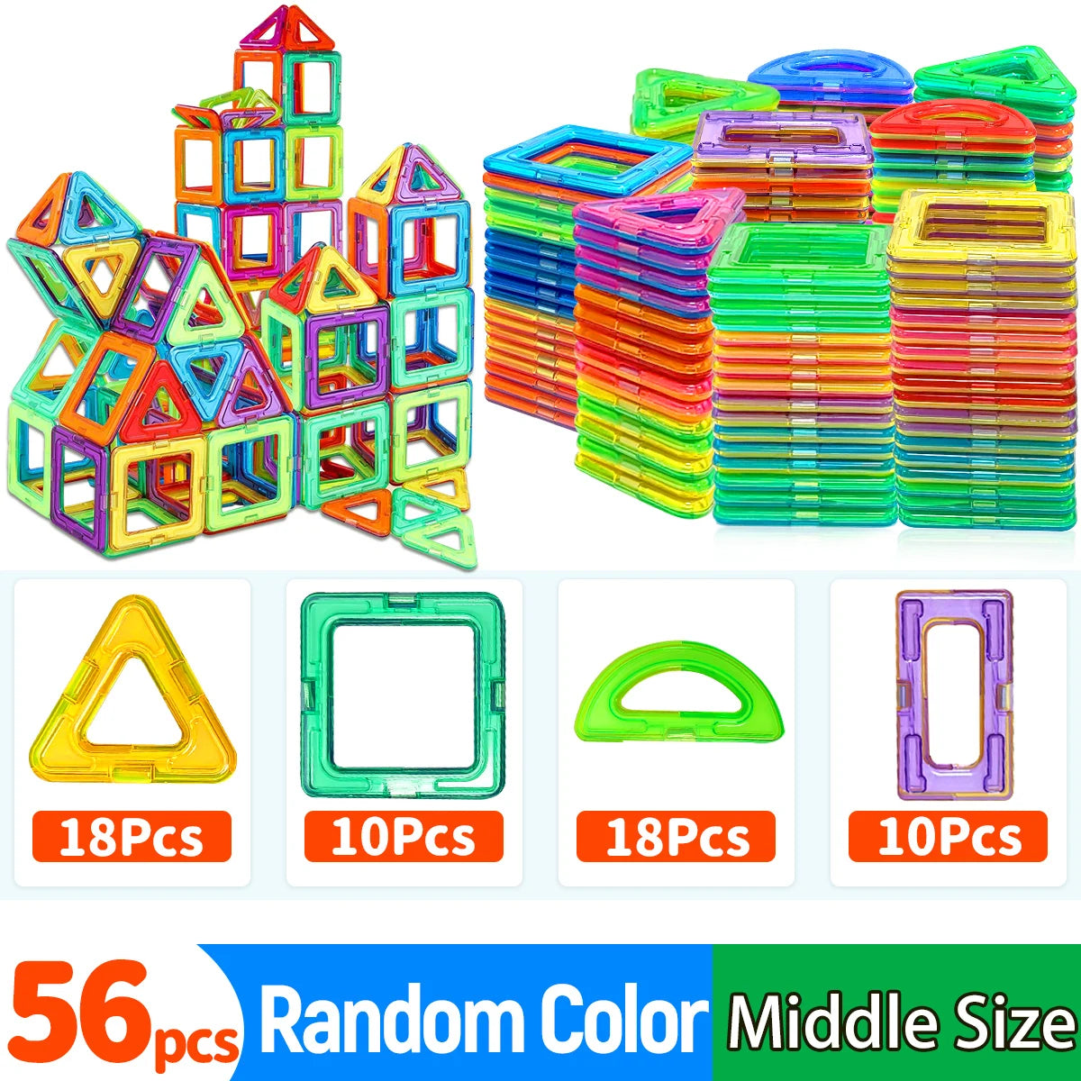 Magnetic Building Blocks Toy Set