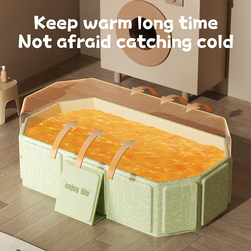 Portable Foldable Bathtub