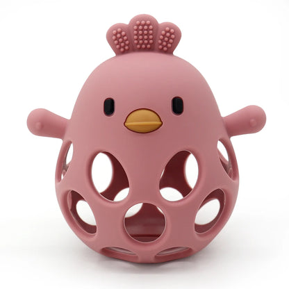 Silicone Chick Teether Toy