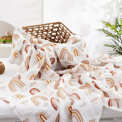 bath towel and swaddle blanket