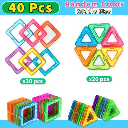 Magnetic Building Blocks Toy Set