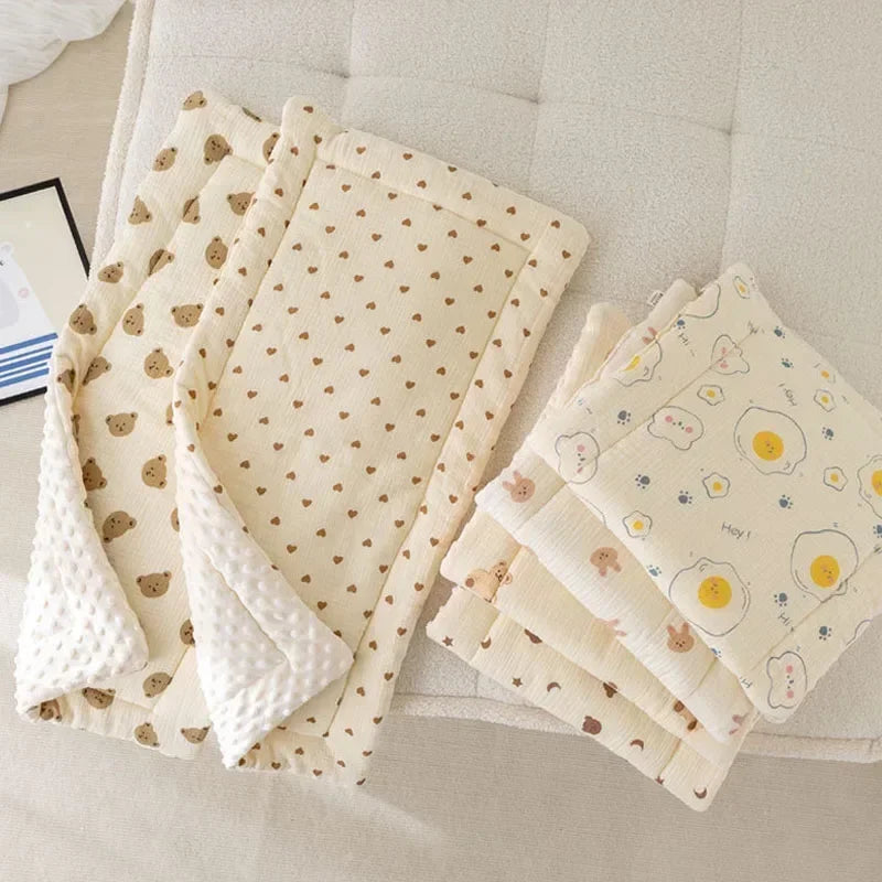 Cartoon Bear Cotton stroller seat cushion