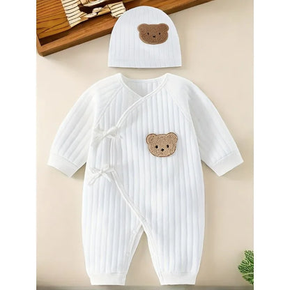 Cute Cotton Baby Bear Romper Jumpsuit