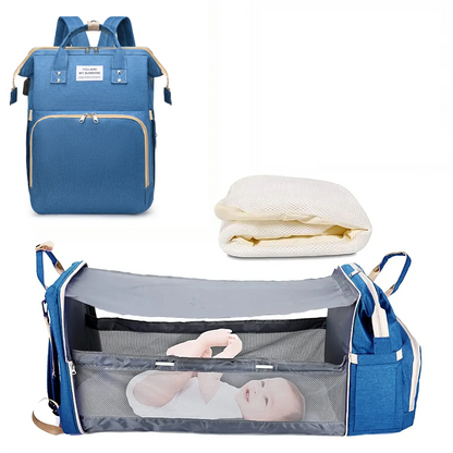 Multifunctional diaper bag backpack