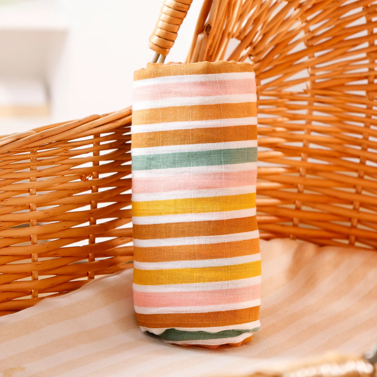 bath towel and swaddle blanket