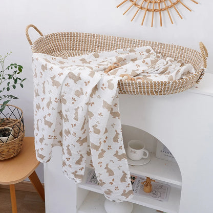bath towel and swaddle blanket