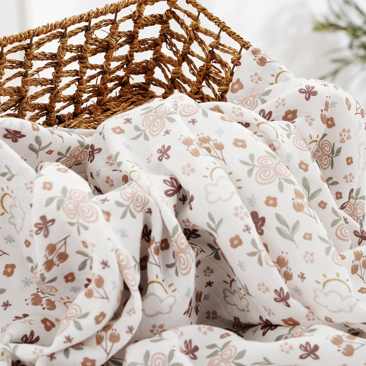 bath towel and swaddle blanket