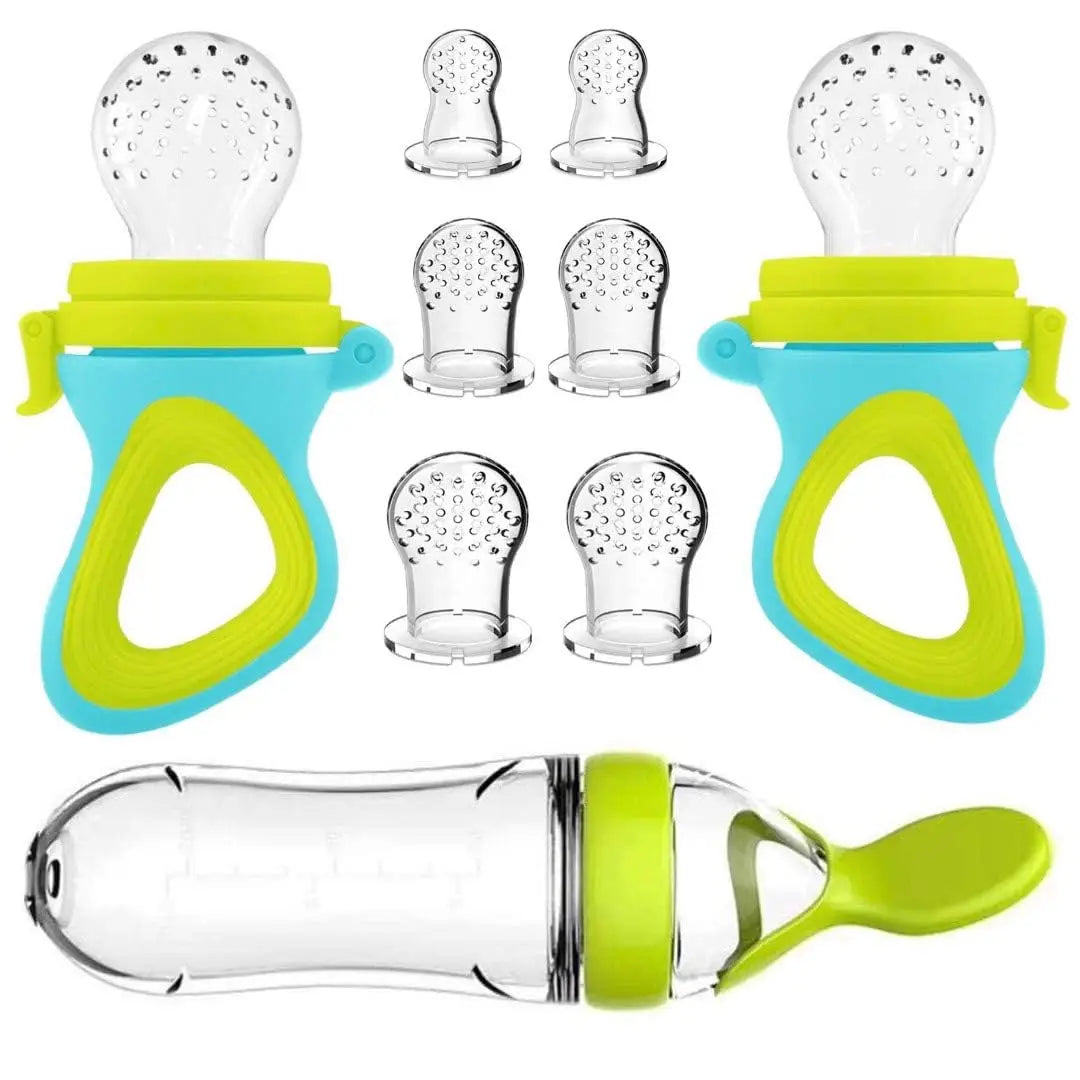Silicone Squeeze Feeding Bottle Spoon