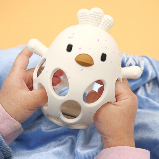 Silicone Chick Teether Toy