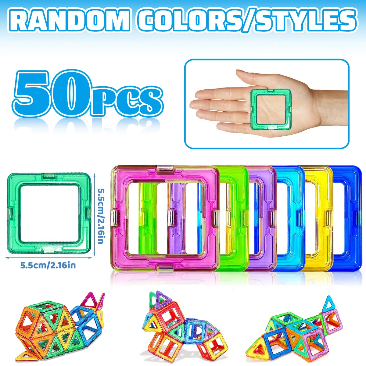 Magnetic Building Blocks Toy Set