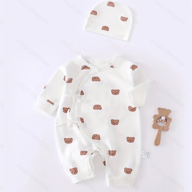 Cute Cotton Baby Bear Romper Jumpsuit