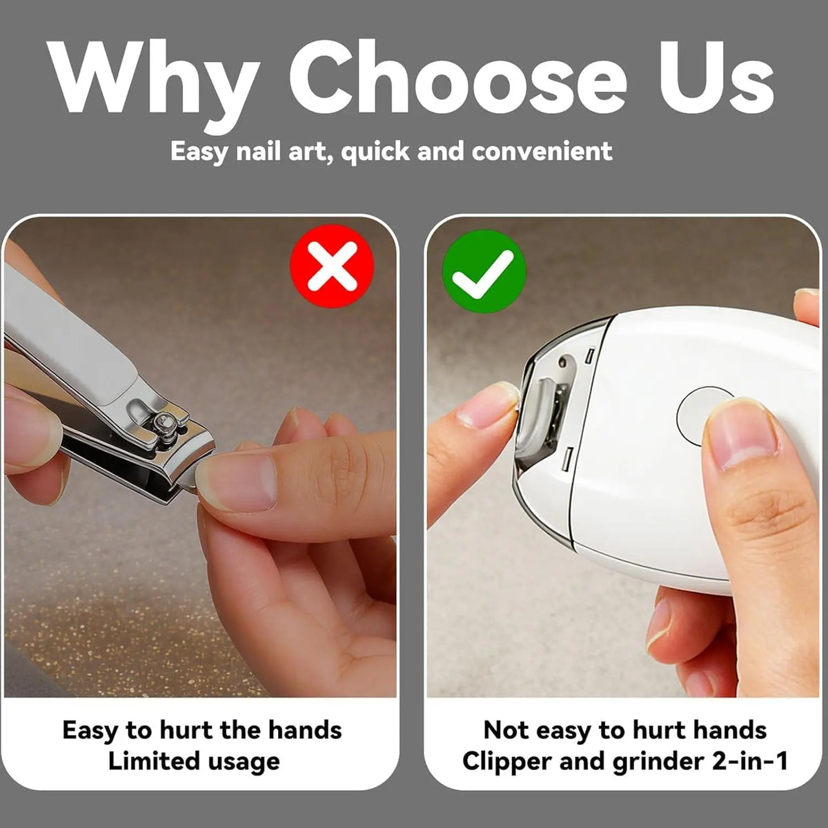 2-in-1 Electric Nail Grinder