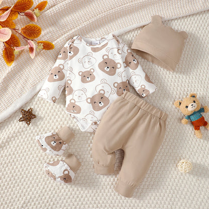 Pants Hat Socks Bodysuit Outfit Set